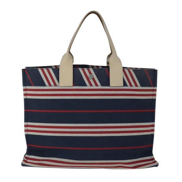 Burberry Blue Label Tote Bag Canvas Navy - Picture 2 of 16